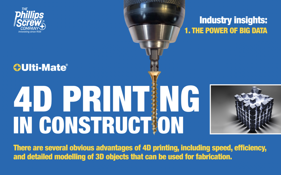 4D Printing in construction