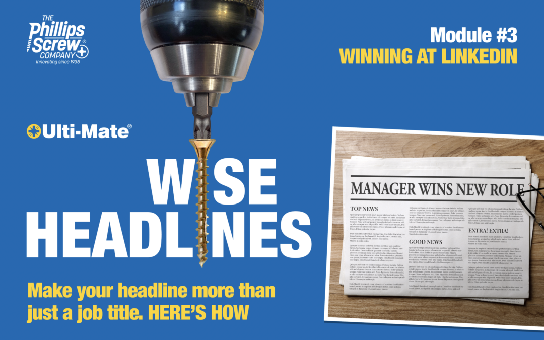 Make your headline more than just a job title